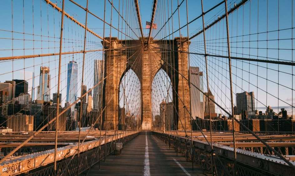 Ponte do Brooklyn puzzle online a partir de fotografia