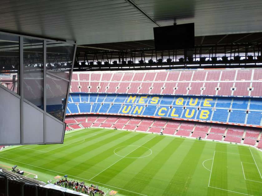 Stadion v Barceloně puzzle online z fotografie