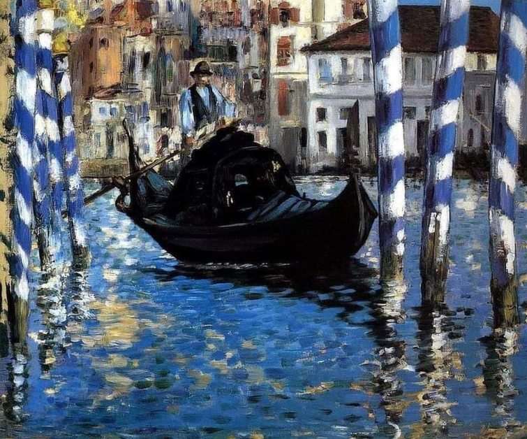 Monet Venezia puzzle din fotografie