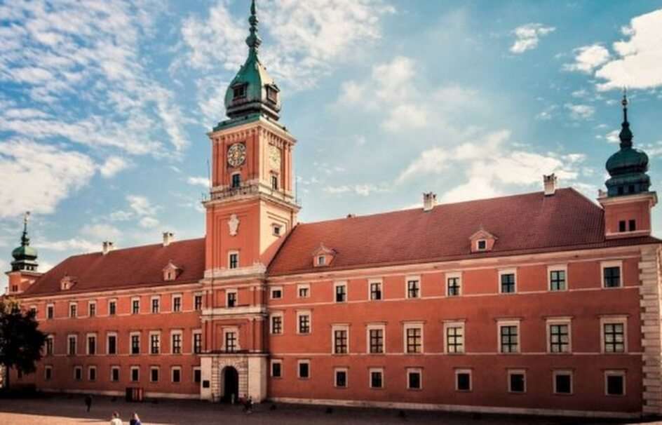 Varsói királyi kastély puzzle online fotóról