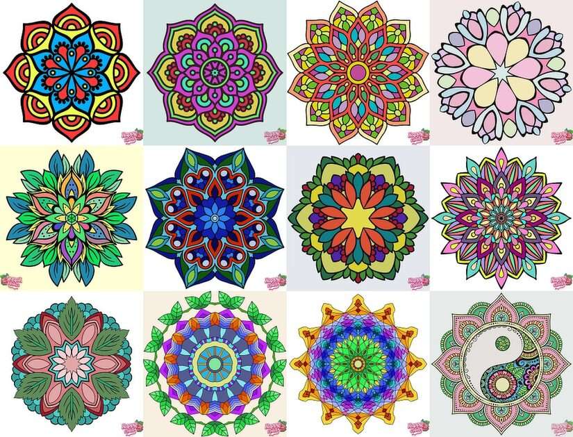 mandalas puzzle online from photo