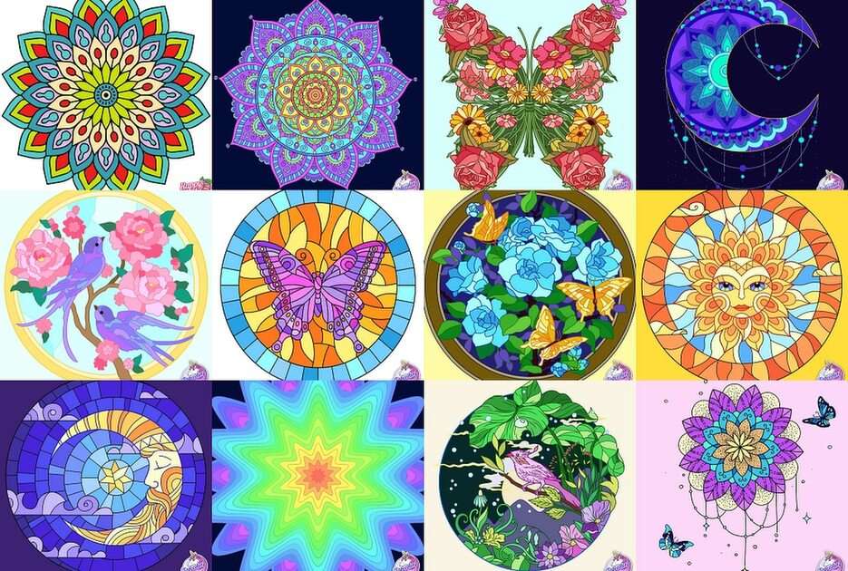 Mandala puzzle online