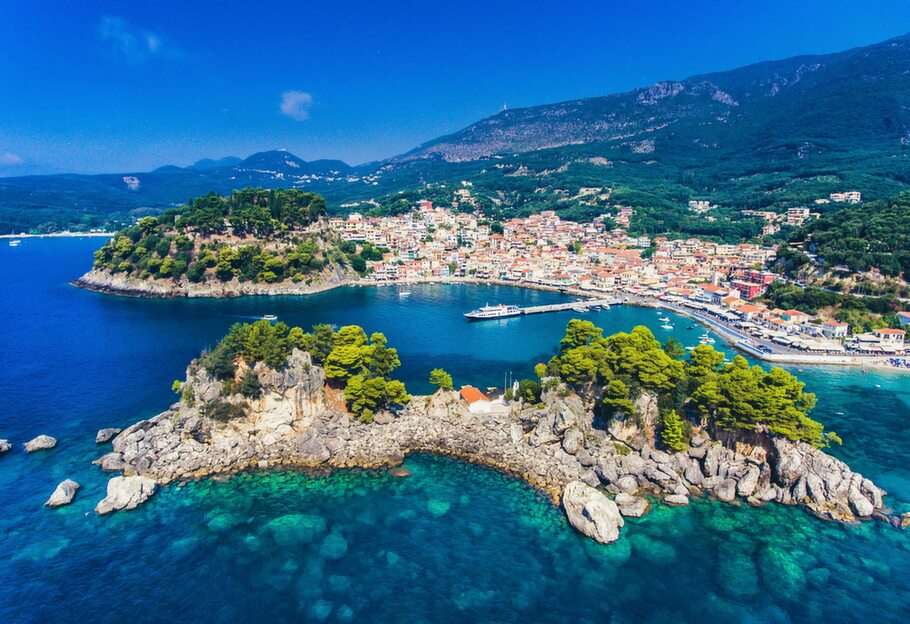 Insel in Griechenland Online-Puzzle vom Foto