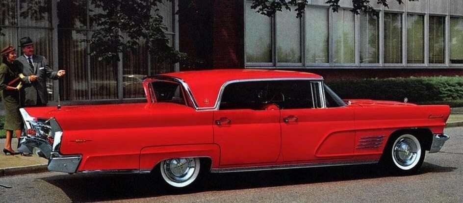 Lincoln Continental - 1958 puzzle online din fotografie