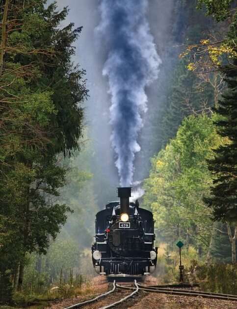 locomotive puzzle online from photo