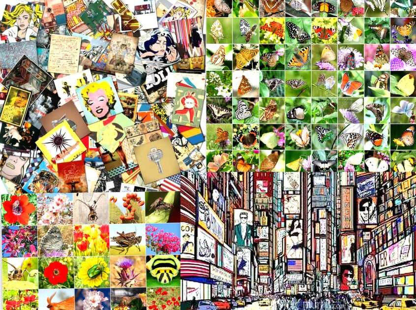 collage puzzle online da foto