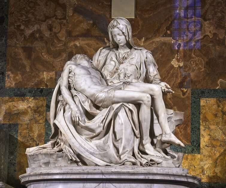 Pietà de Michelangelo rompecabezas en línea