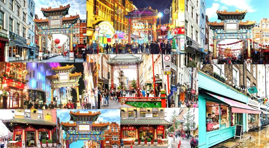 London Chinatown puzzle online fotóról
