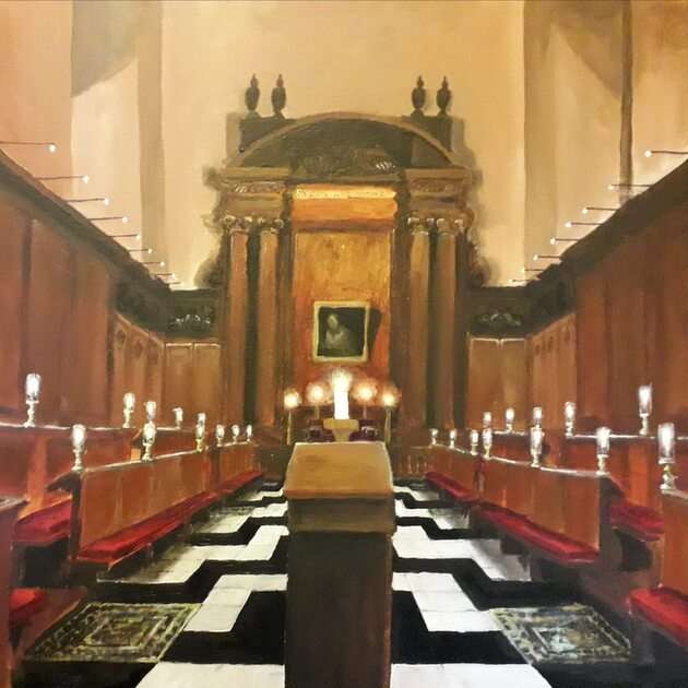 St Catharine's College Chapel, Cambridge puzzle online from photo