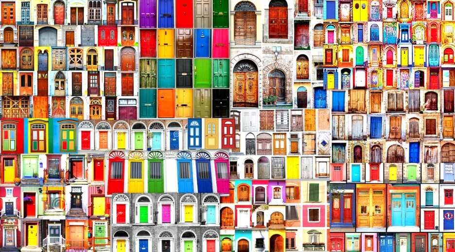 Ablakok és ajtók puzzle online fotóról