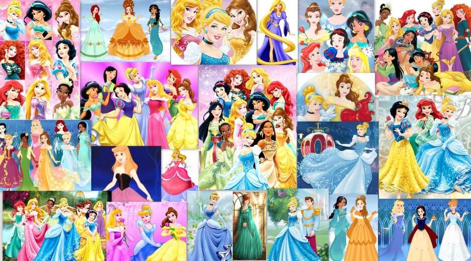 princesas de contos de fadas puzzle online a partir de fotografia