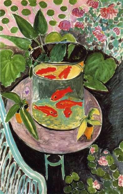Zlatá rybka Matisse online puzzle