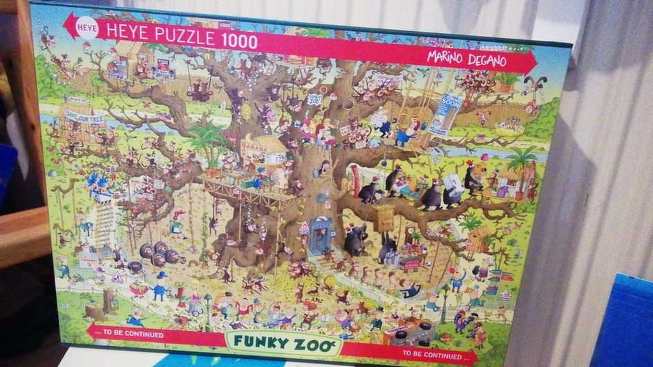 Quebra-cabeça de zoológico funky puzzle online