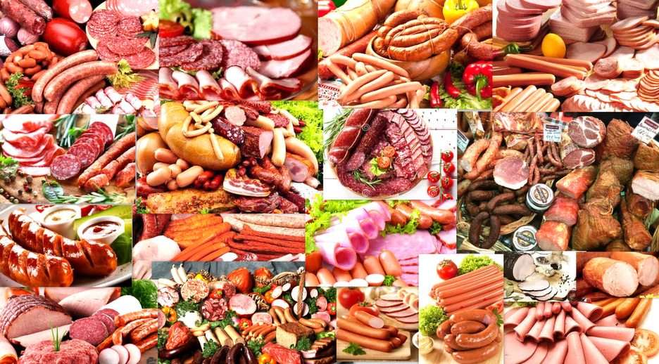 SAUSAGES puzzle online from photo