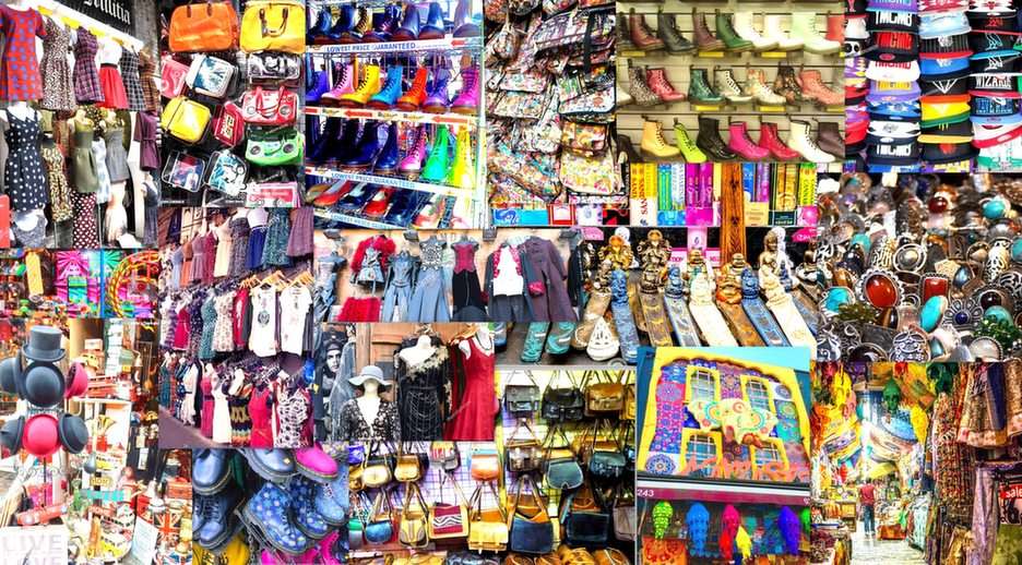 London-Camden town-shopping puzzle online from photo