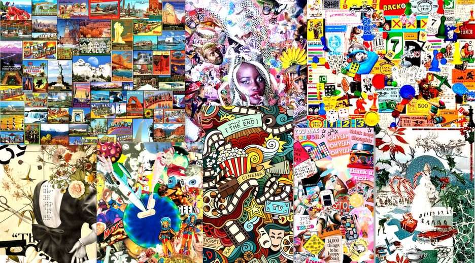 Collage Online-Puzzle vom Foto