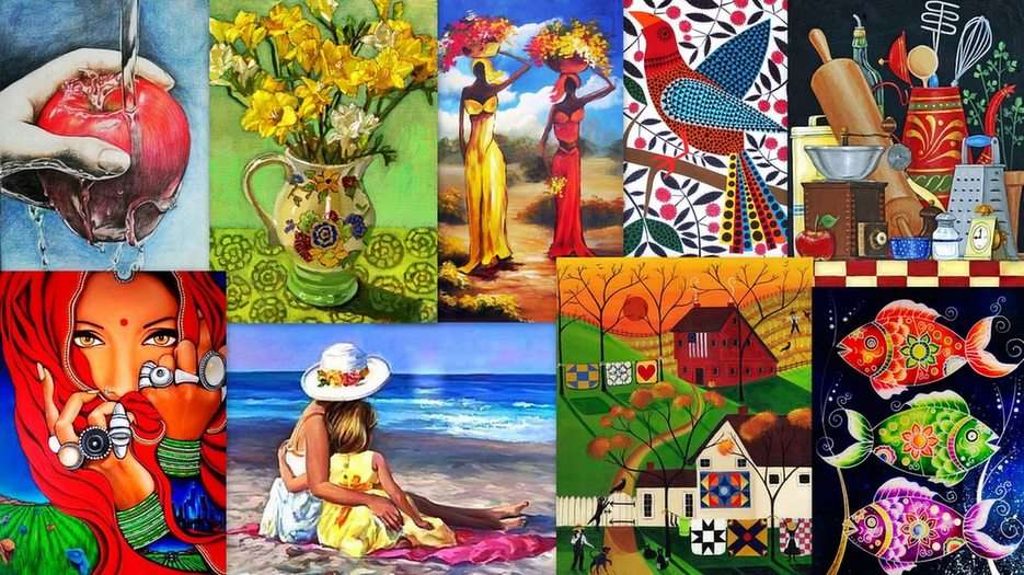 Paintings puzzle online from photo