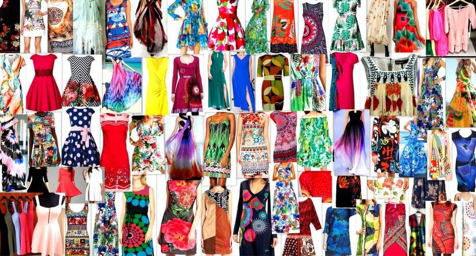 dresses puzzle online from photo