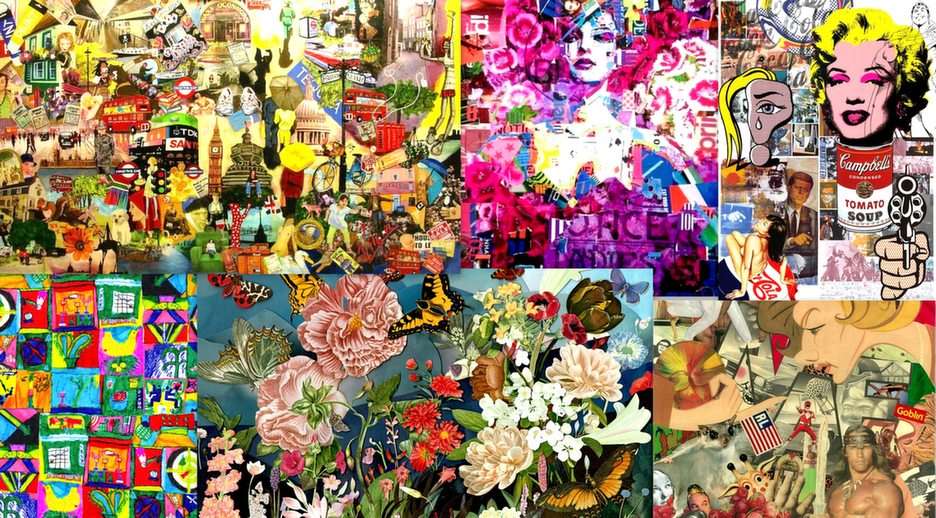 Collage puzzel online van foto