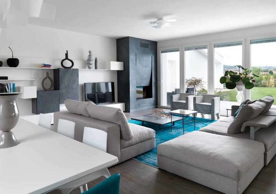 Стая в модерен стил онлайн пъзел от снимка