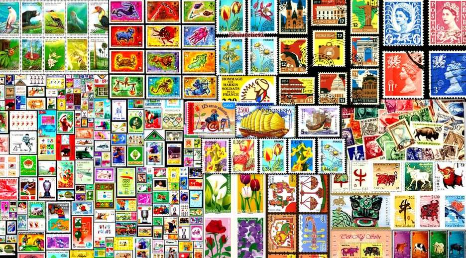 Briefmarken Online-Puzzle vom Foto