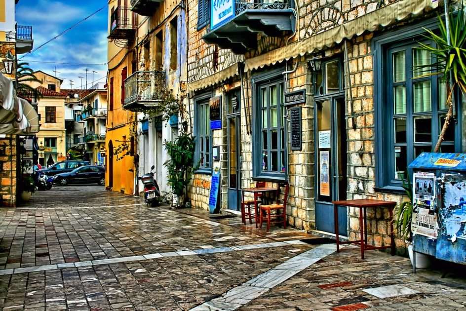 Görögország utca online puzzle