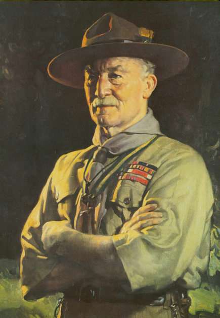 Robert Baden-Powell puzzle online a partir de fotografia