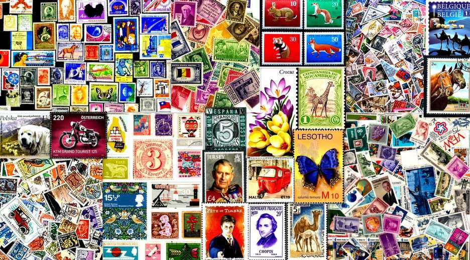 selos puzzle online a partir de fotografia