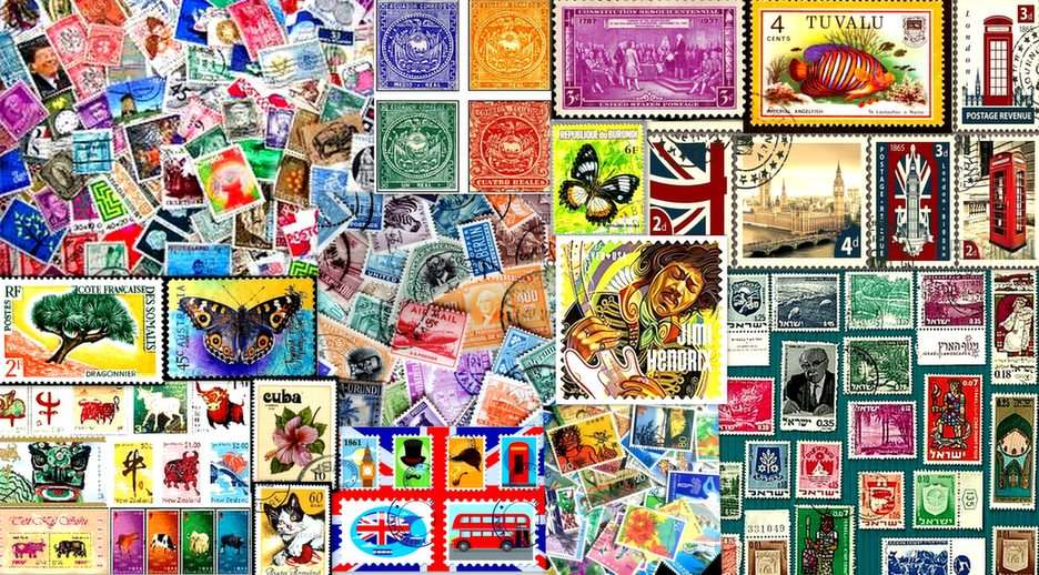 γραμματόσημα online παζλ