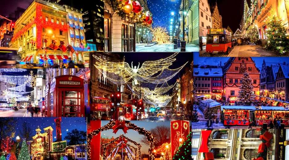 Città di Natale puzzle online da foto