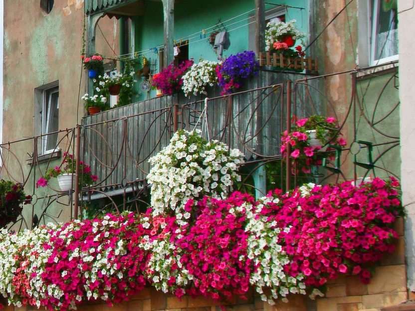 Още един красив балкон онлайн пъзел