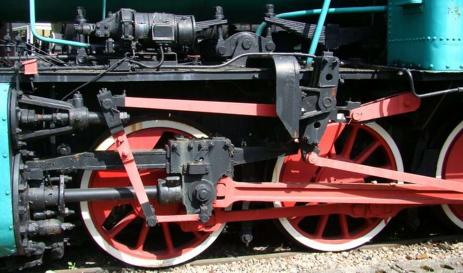 Locomotive puzzle online from photo