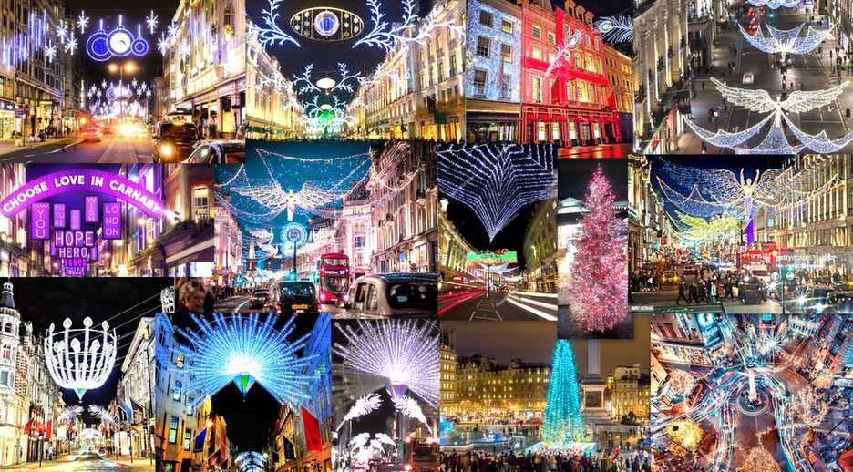 Londres-Navidad puzzle online a partir de foto