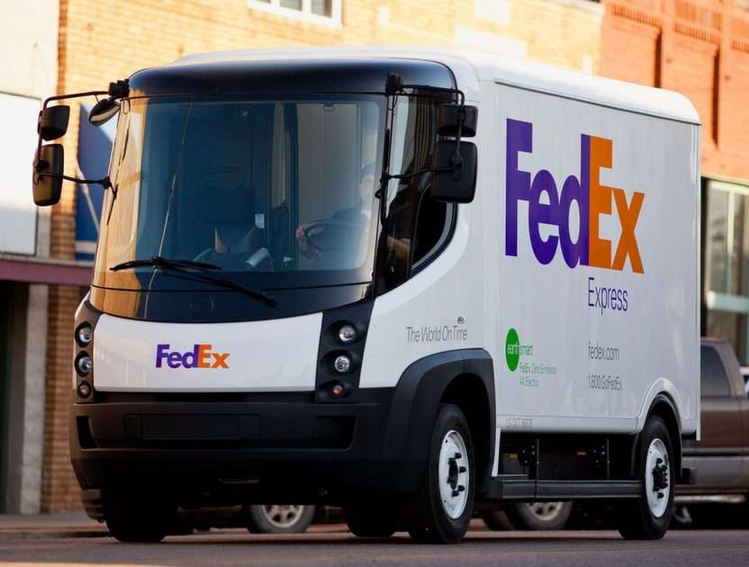 Fed Ex Van puzzle online from photo
