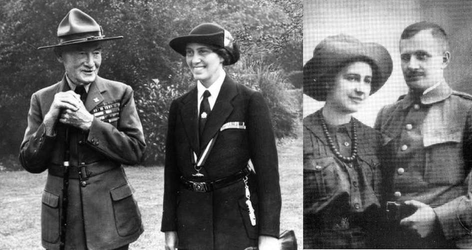 Baden-Powell a Małkowski puzzle online z fotografie