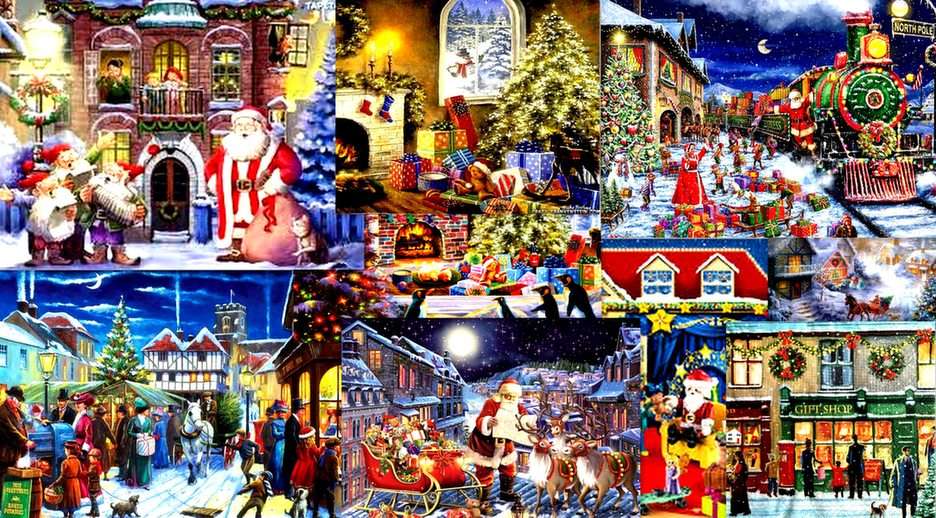 Christmas pictures online puzzle