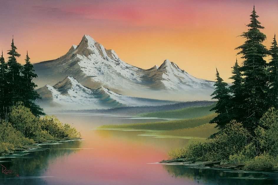 Bob Ross EPuzzle Photo Puzzle Bob Ross EPuzzle Photo Puzzle