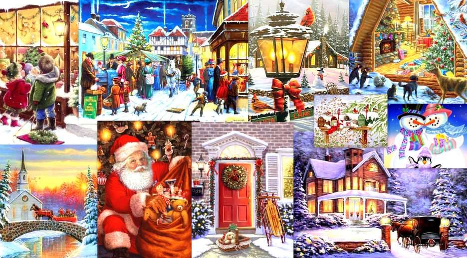 Christmas pictures online puzzle