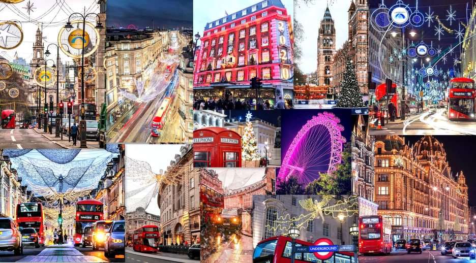 London-Weihnachten Online-Puzzle vom Foto
