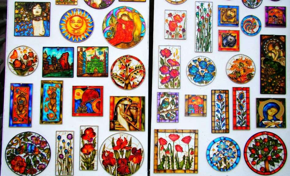 Stained glass windows for sale puzzle online from photo