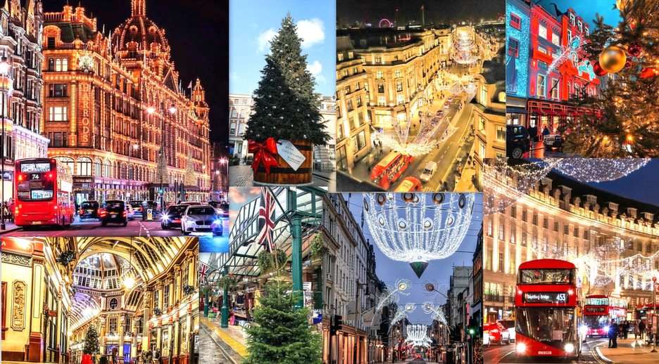 Londres-Navidad rompecabezas en línea