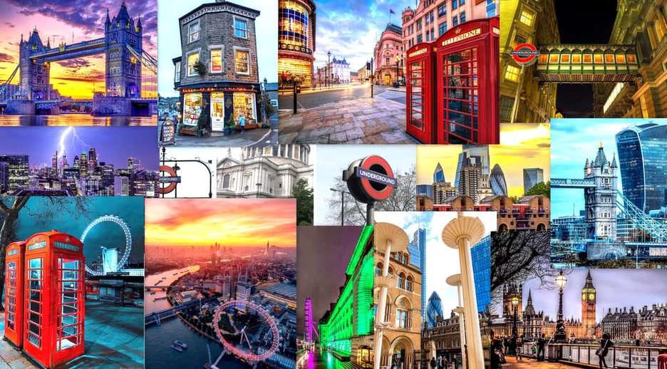 London collage puzzle