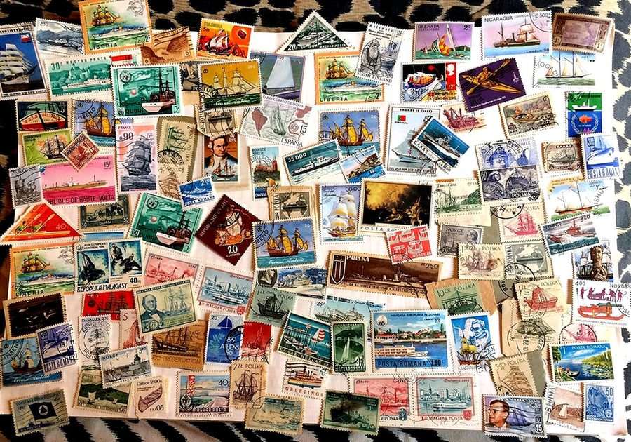 пощенски марки онлайн пъзел