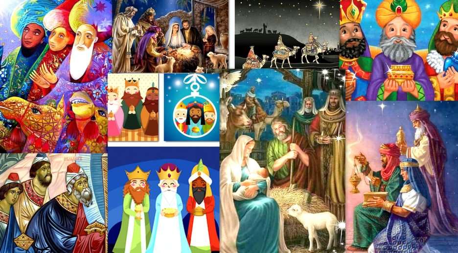 Three Kings puzzle online from photo