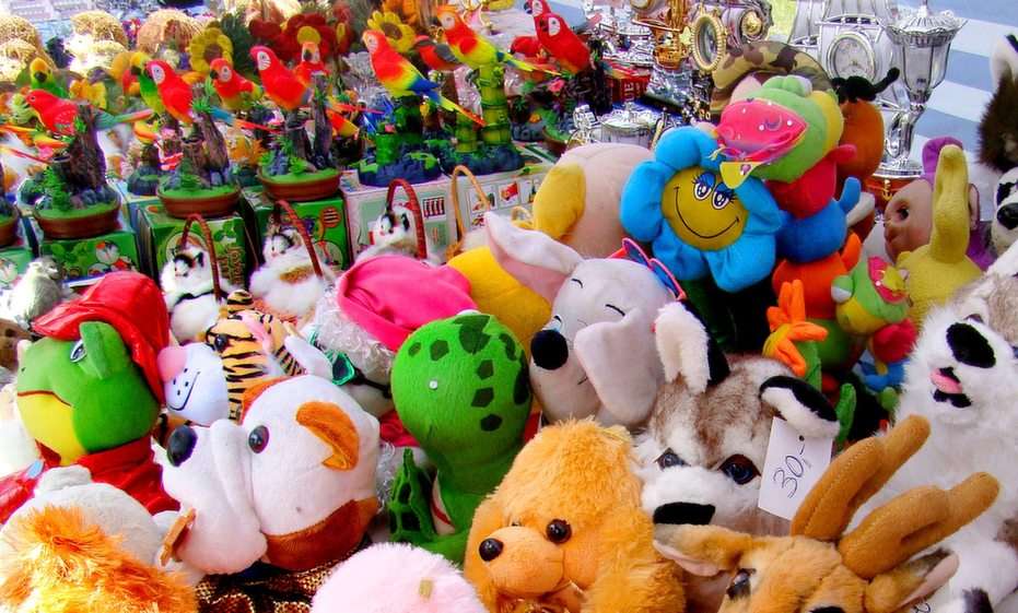Peluches e outros ... puzzle online