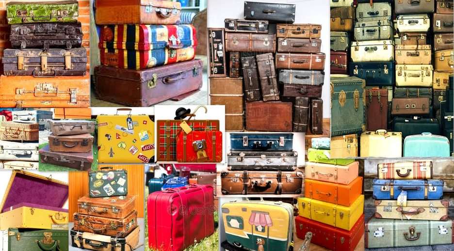 old suitcases online puzzle