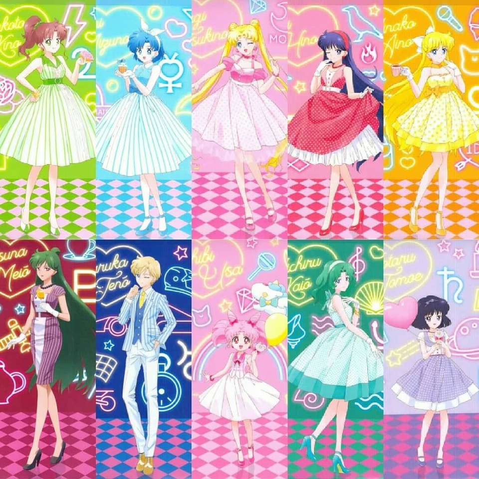 Sailor Moon puzzle online from photo
