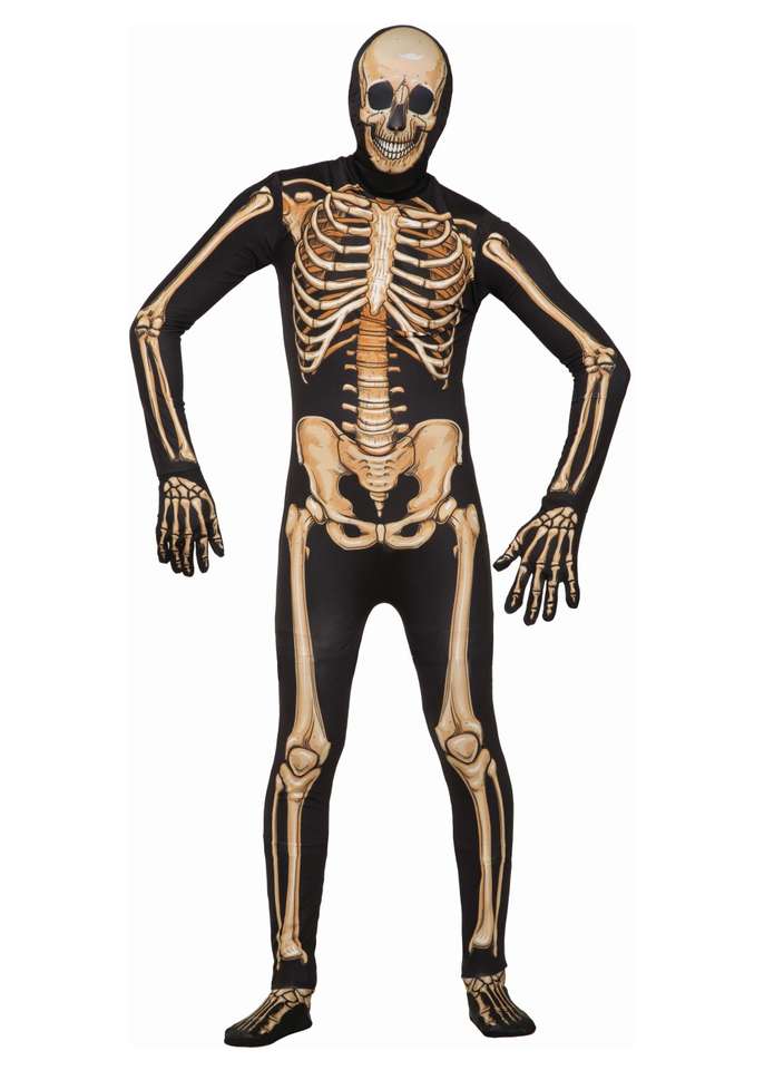 Human skeleton puzzle online from photo