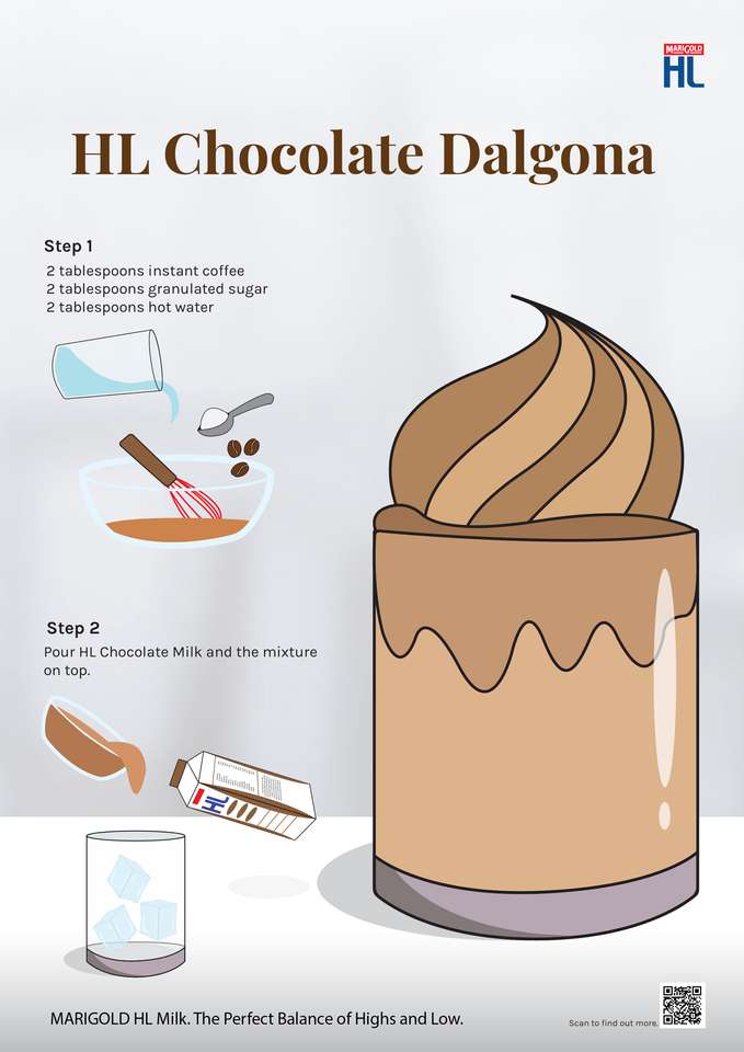 Шоколад Dalgona онлайн пъзел