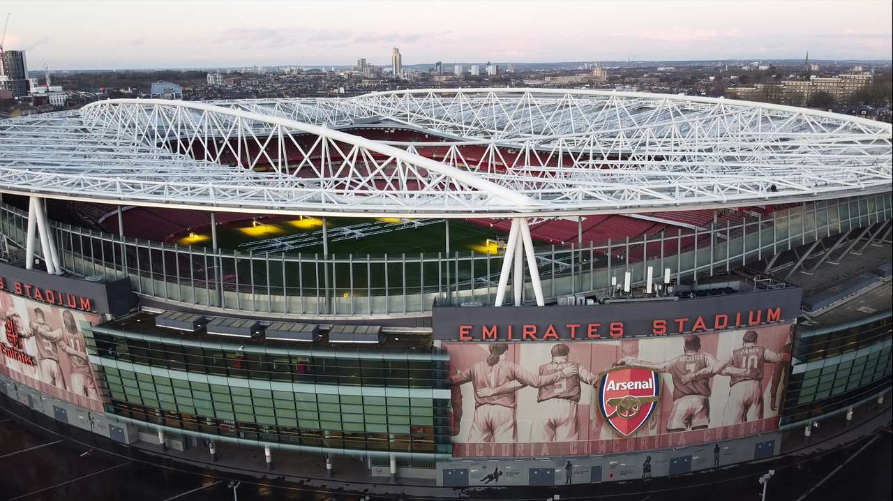 Emirates stadium puzzle online from photo